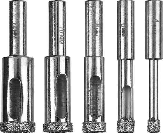 Набір свердл для скла та кераміки трубчатих 3-10мм, 6шт Харків