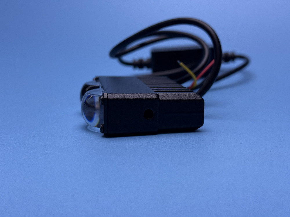 Фара рабочего света LED однорядная 70 мм SPOT — 4 диода с линзой (Белый + Желтый свет), четкая СТГ Харьков - изображение 2