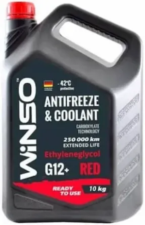 Антифриз WINSO RED G12+ 10 кг (арт. 881050) Ковель