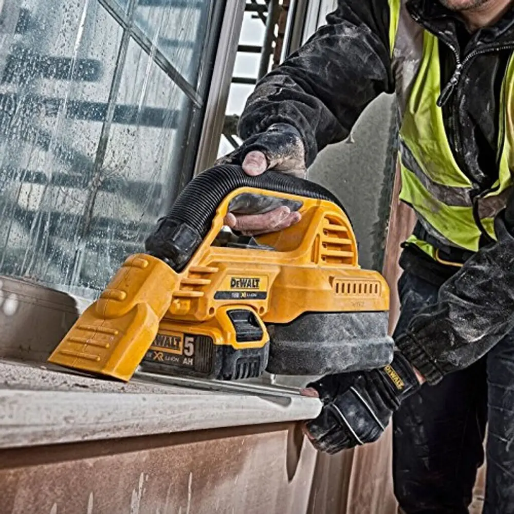 Професійний пилосос акумуляторний DeWALT DCV517N : без АКБ, об’єм 1.9л, шланг 1м (DCV517N) Київ - фото 9