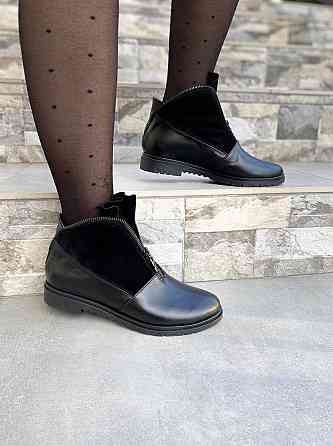 Черевики жіночі ARLETT 3 чорні (весна-осінь, кожа черная) (2198) 37р.39р. 37 Коломия