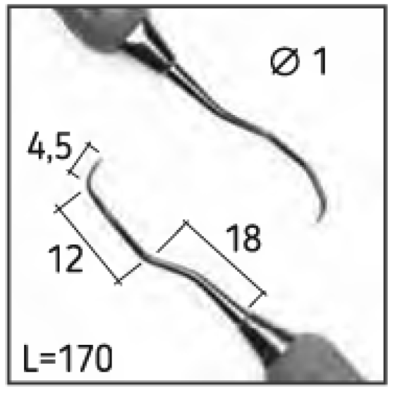 Кюрета LANGER 1-2, N0737-S Днепр