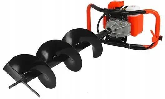 Земельний бур Demon 5.2 к.с., 3 свердла 100-200 мм, ручний, бурильна установка з редуктором Одеса - фото 2