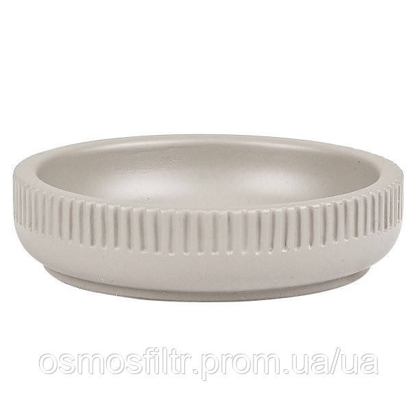 Мильниця Axentia Рая сіра полігума Ø 11 см Н 2.9 см (135656) Київ - фото 1