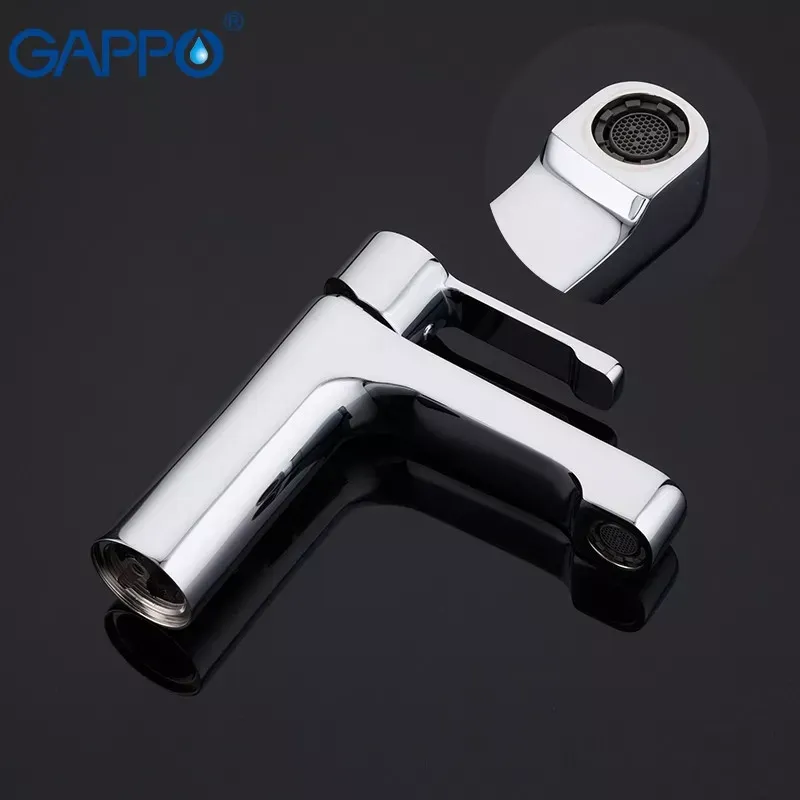 Змішувач для умивальника GAPPO G1002-2 хром Київ - фото 3