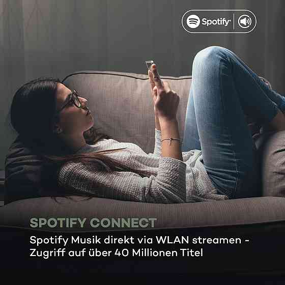 ITuner 320 BT цифровий hi-fi тюнер Spotify Connect Керування застосунком BT сріблястий сріблястий Рівне