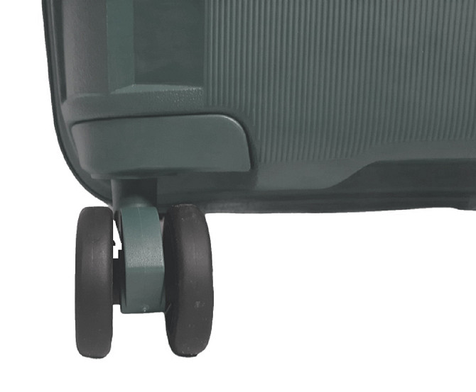 Валіза пластикова AIRTEX 245 мала 55 см сіро-синя Київ - фото 7