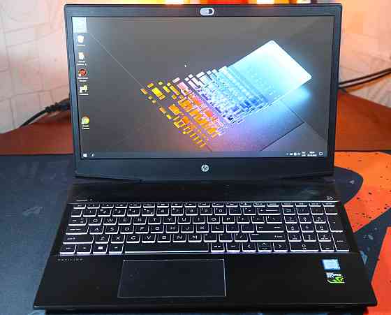 Игровой мощный ноутбук Hp Pavilion Gaming 15 i7-8750h / 16 GB / 128 SSD + 1Tb HDD / GeForce GTX 1650 4Gb MAX Q Киев