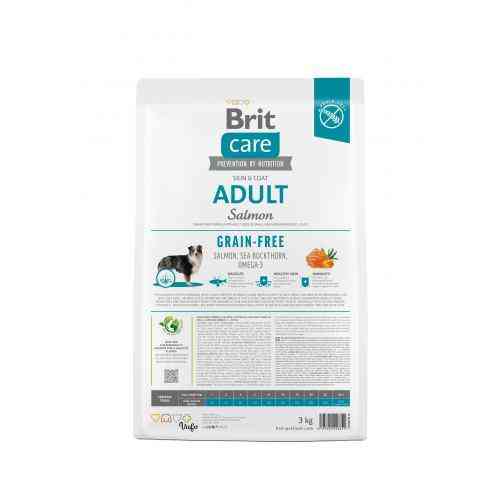 Сухой корм Brit Care Dog Grain-free Adult для собак малых и средних пород, беззерновой с лососем, 3 кг Киев