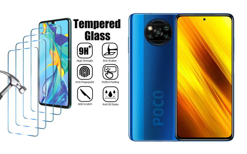 Защитное стекло ArmorGlass для POCO X3 NFC – устойчивое к царапинам и ударам Киев - изображение 1