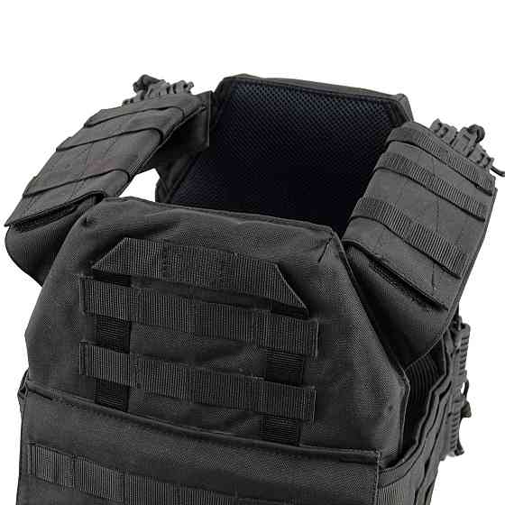 Плитоноска Чорна Cordura 1000 D зі швидким скиданням Запоріжжя
