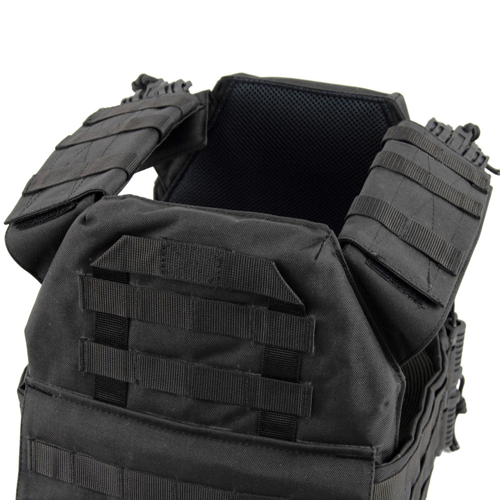 Плитоноска Чорна Cordura 1000 D зі швидким скиданням Запоріжжя - фото 5