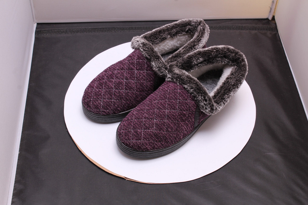 Тапочки женские с задником на овчине Бабуши теплые домашние бурки с овчиной Чуни для дома 38/39 Одесса - изображение 4