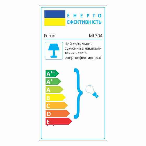 Накладний поворотний світильник Feron ML304 під лампу білий Харьков