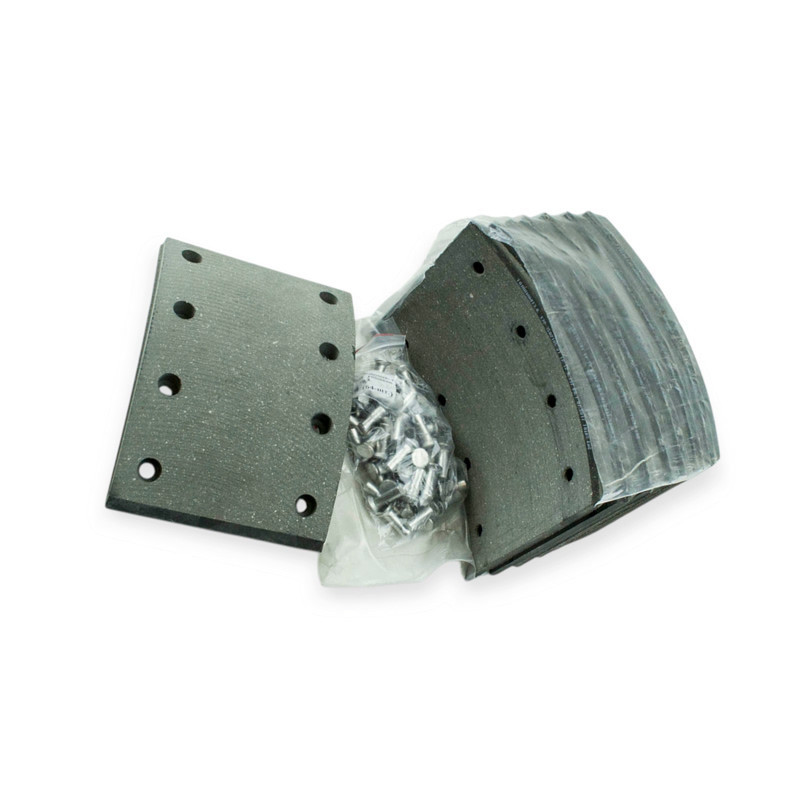 Накладка ЗІЛ зад.R0/R1(4/4 шт.свердл. шліф., заклепка) гальмівна Мукачево - фото 1