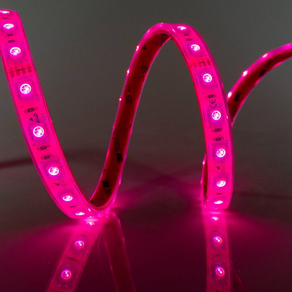 LED-STIL Світлодіодна стрічка RGB, 14,4 Вт/м, 5050, 60 діодів, IP68, 24V, 180 lm Київ - фото 4