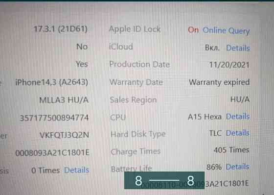 Айфон iPhone 13 Pro Max 256Gb. Graphite Харків