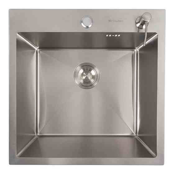 VALESO Кухонна мийка 50*50 нержавійка Valeso Handmade (сифон круглий, 3,0/0,8) Коломия