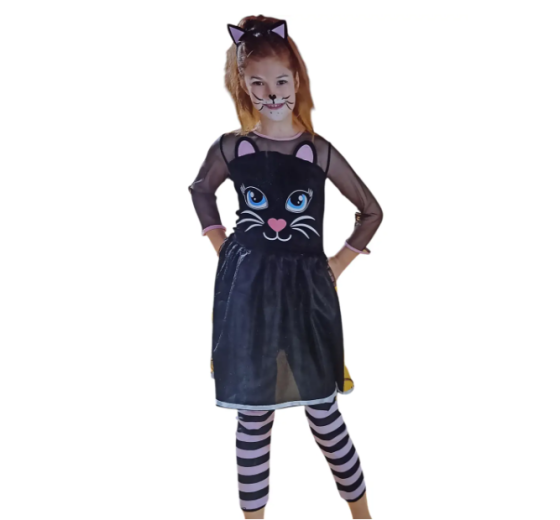 Костюм для Хелловін для дівчинки Котик М різнобарвний Київ