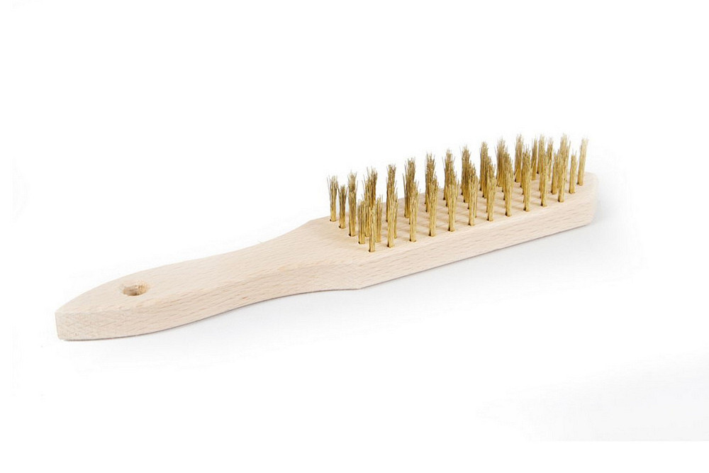 MASTERTOOL Щітка зачисна ручна MASTERTOOL дерев'яна колодка 5-ти рядна 295х42х41/25 мм 14-5605 Коломыя - изображение 1