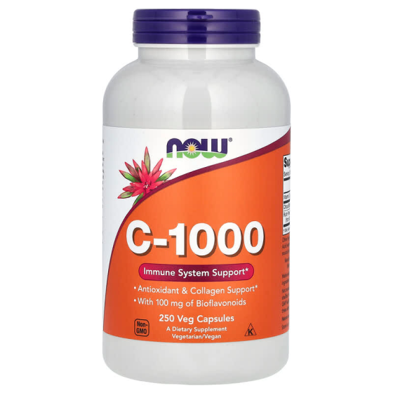 Вітамін C з біофлавоноїдами (Vitamin C) 1000 мг 250 капсул Київ