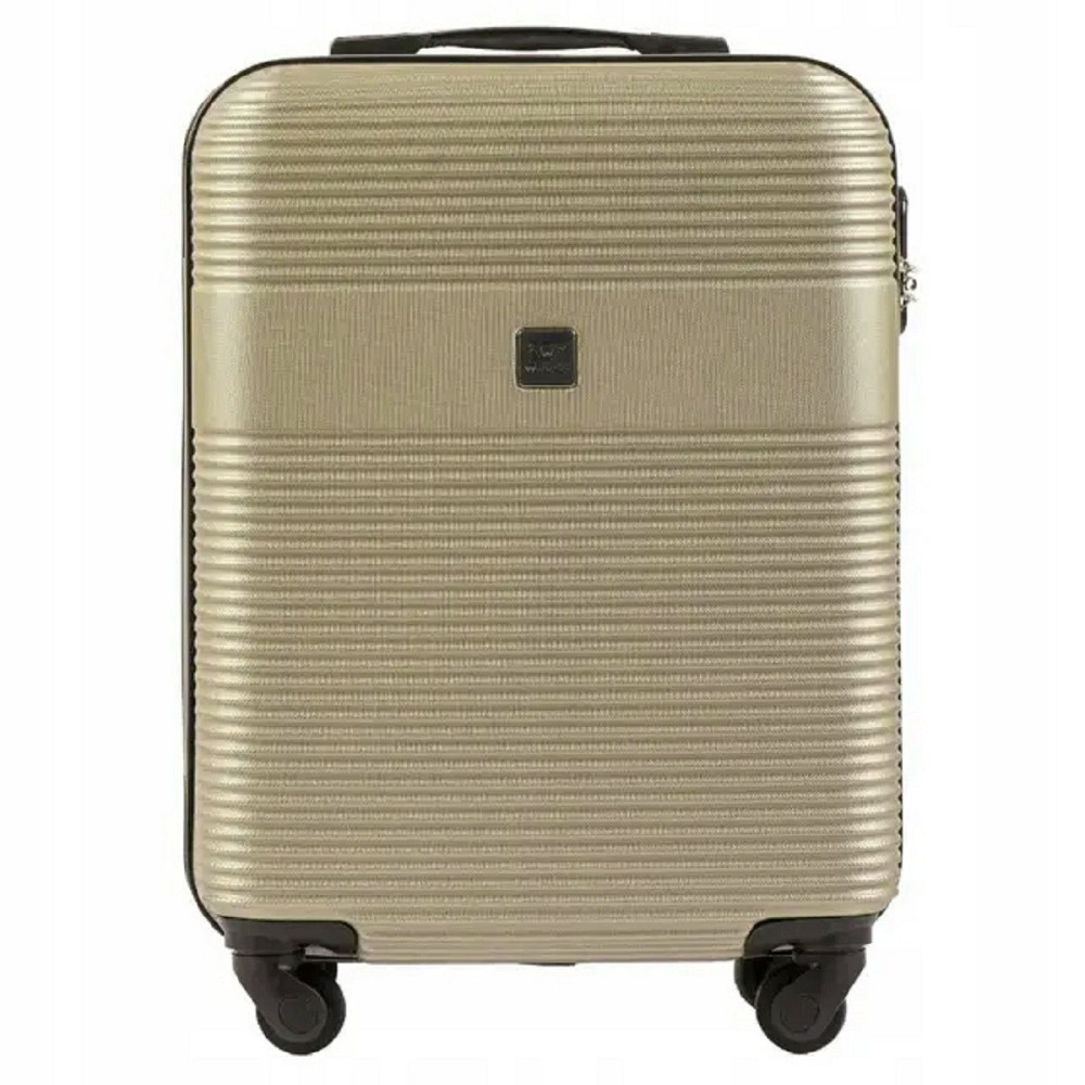 Валіза пластикова WINGS 5398 мікро 52 см шампань Київ - фото 2