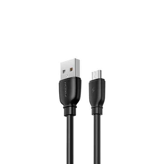 Кабель Remax Suji Pro USB 2.0 to microUSB 2.4A 1M Черный (RC-138m-b) Киев