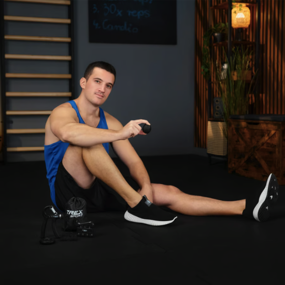 Набір регульованих еспандерів 5-60кг Trex Sport TX-005HSA чорний Киев