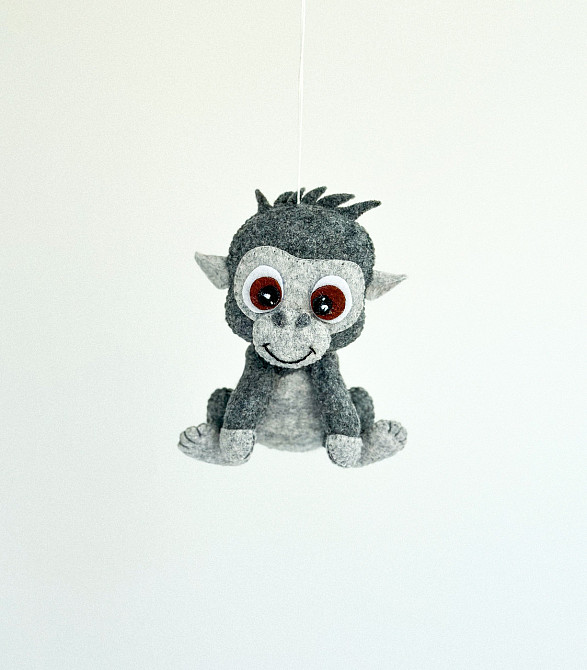 Іграшка з фетру ручної роботи Горила Київ - фото 5