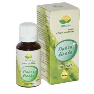 Екстракт гінкго-білоба 30 мл Київ - фото 1