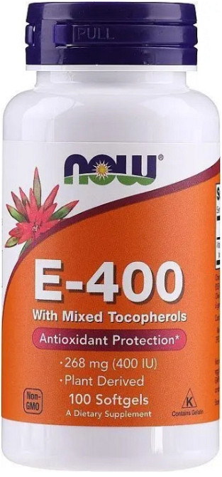 Витамин Е Now Foods Vitamin E-400 268 мг 100 капс Киев - изображение 1