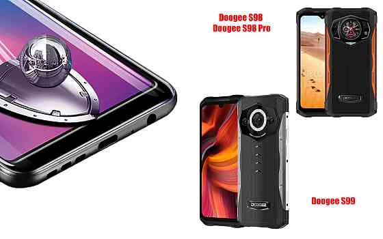 Защитное стекло DefenzoGlass для Doogee S98, S98 Pro, S99 – двойная прочность Киев