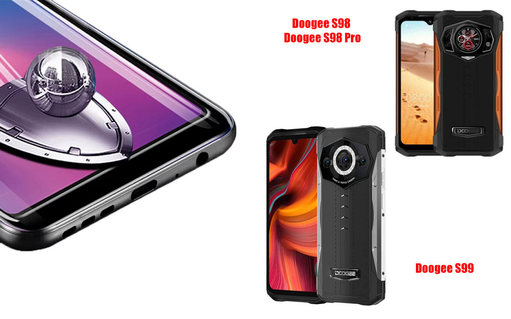 Защитное стекло DefenzoGlass для Doogee S98, S98 Pro, S99 – двойная прочность Киев - изображение 1