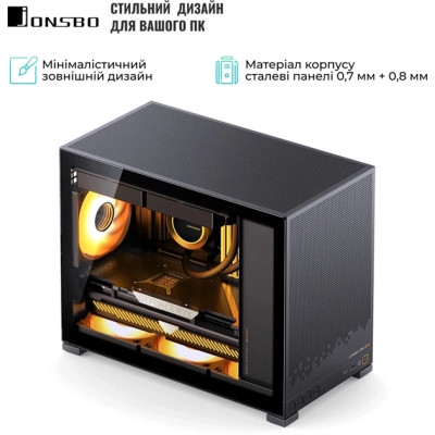 Корпус JONSBO D32 STD Black Вінниця - фото 6