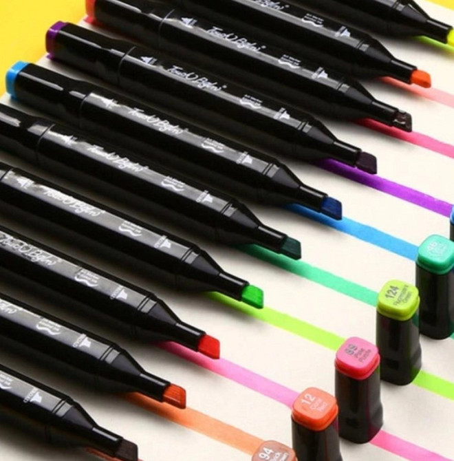 Набір скетч-маркерів Sketch Marker 9369, 262 шт. Винница - изображение 3