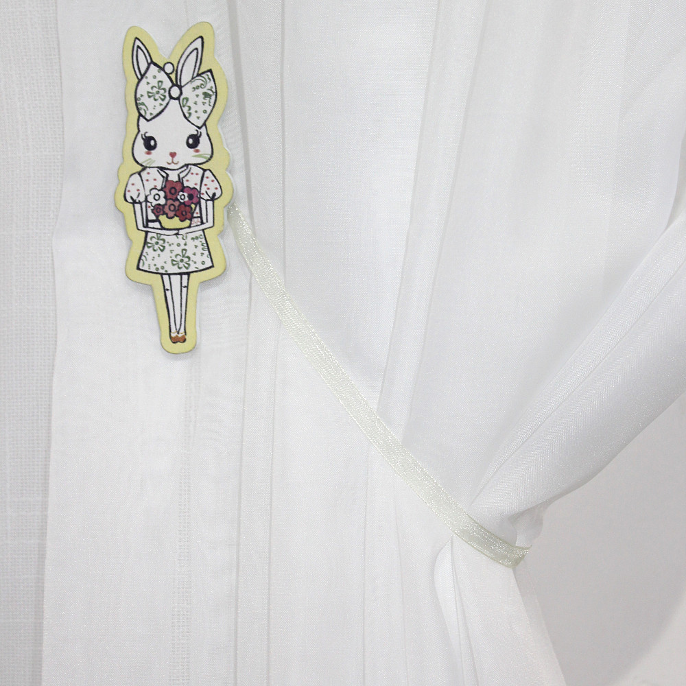 Магніти для штор і гардин (184м) Зайчик набір 2 шт Різнокольоровий (81-095) Київ - фото 4