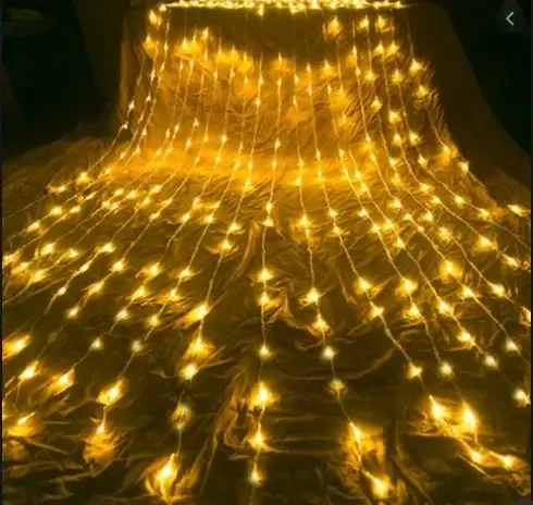 Светодиодная гирлянда водопад Xmas 320-WW LED Теплый белый 3 м х 2 м 3840 Одесса - изображение 5