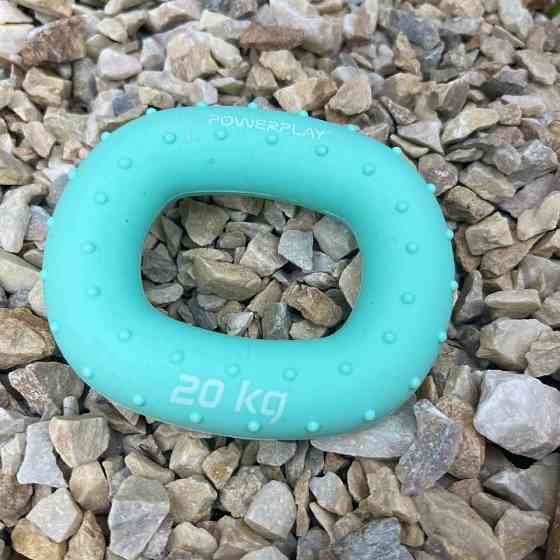 Эспандер кистевой силиконовый PowerPlay PP-4337 Hand Grip Medium 20 кг. Зеленый Киев