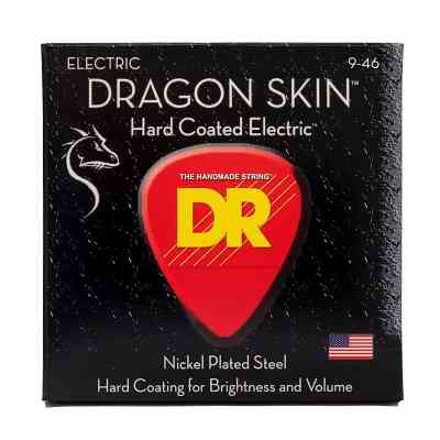 Струни для гітари DR Strings DRAGON SKIN Electric - Light Heavy (9-46) (DSE-9/46) Вінниця