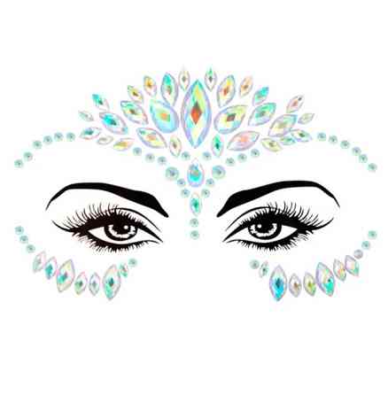 Декоративні стрази для обличчя універсальний різнобарвний Київ