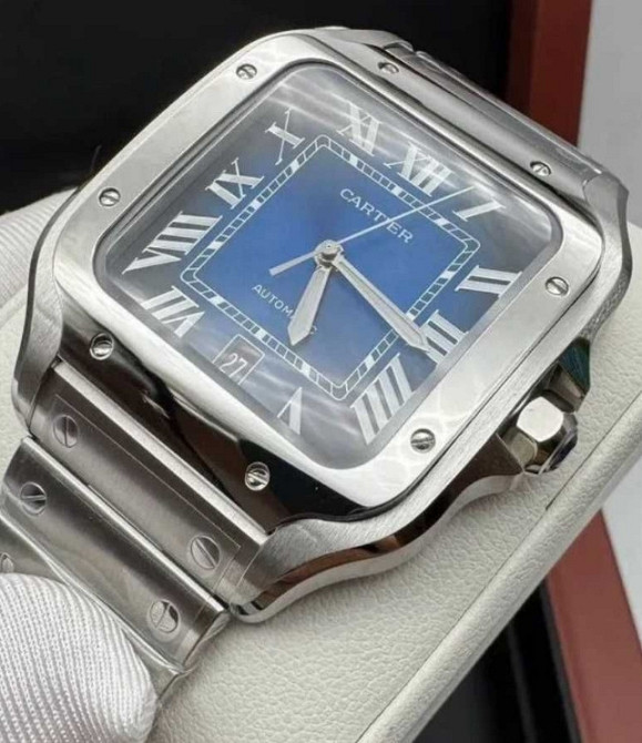 Чоловічий годинник Cartier Santos De Cartier 40 Київ - фото 3
