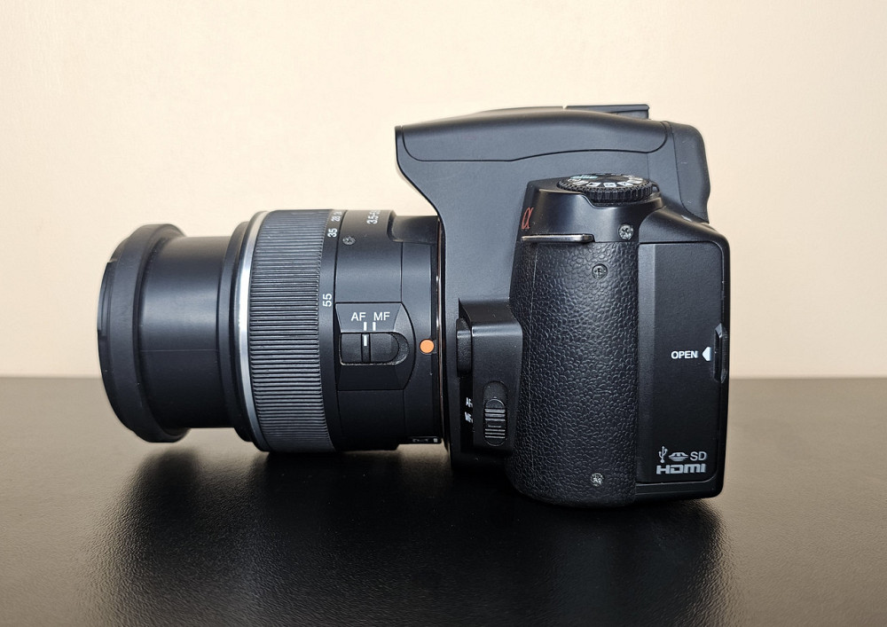 Дзеркальний фотоапарат Sony Alpha DSLR A55 + kit об'єктив 18-55 мм + 64gb + сумка Клевань - фото 2