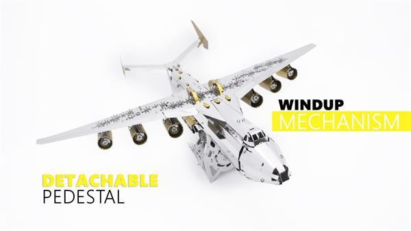 Колекційна модель Metal Time Ukrainian Dream Exclusive Edition Ан-225 Мрія зібрана двокольорова Харків - фото 6