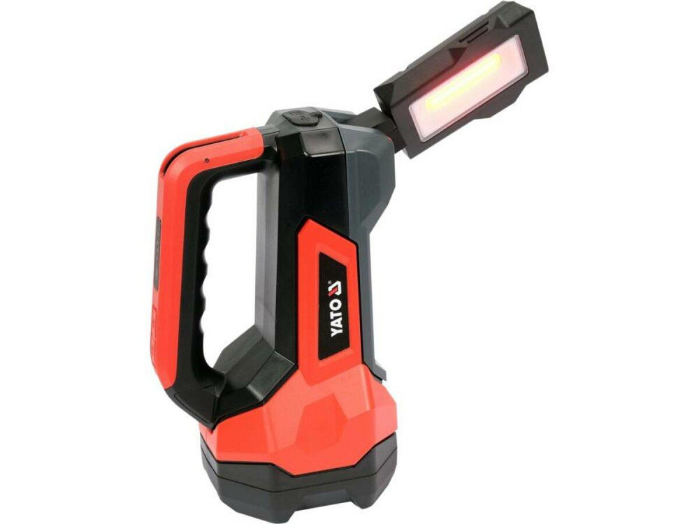 Ліхтар світлодіодний з ручкою 2в1 акумул. YATO Li-Ion 3.7В, 8 АГод, 9реж, 600/1000Lm, зарядний USB-C Одесса - изображение 1