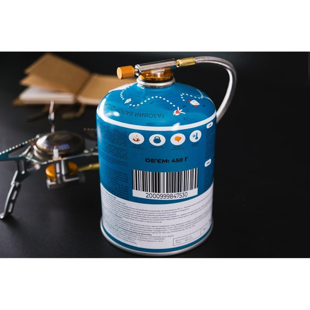 Набор из 12 шт газовых баллонов резьбовых бутановых Quest, 450гр Киев - изображение 8