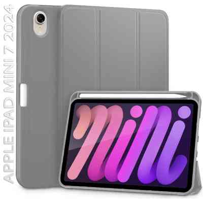 Чохол до планшета BeCover Direct Charge Pen with Apple Pencil Holder iPad Mini 7 2024 Gray (712461) Вінниця
