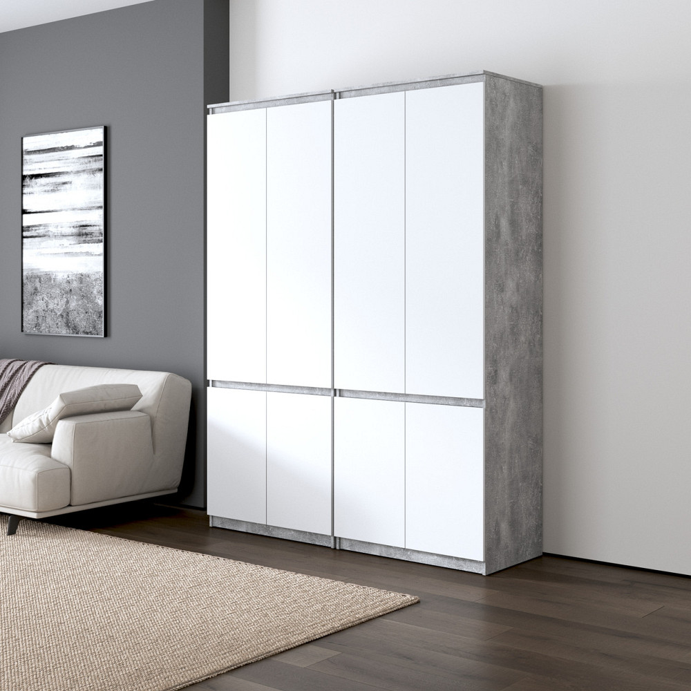 Шафа для одягу VAYS, зі штангою та полицями, комплект з 2 шаф R10+R24 Львів - фото 7