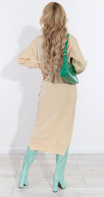 Довга в'язана сукня (48-52) Київ - фото 6