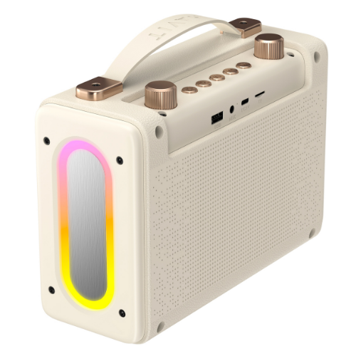 Портативна ретро колонка караоке HAVIT SK823BT 16W RGB Beige (10/ящ) Житомир - фото 5