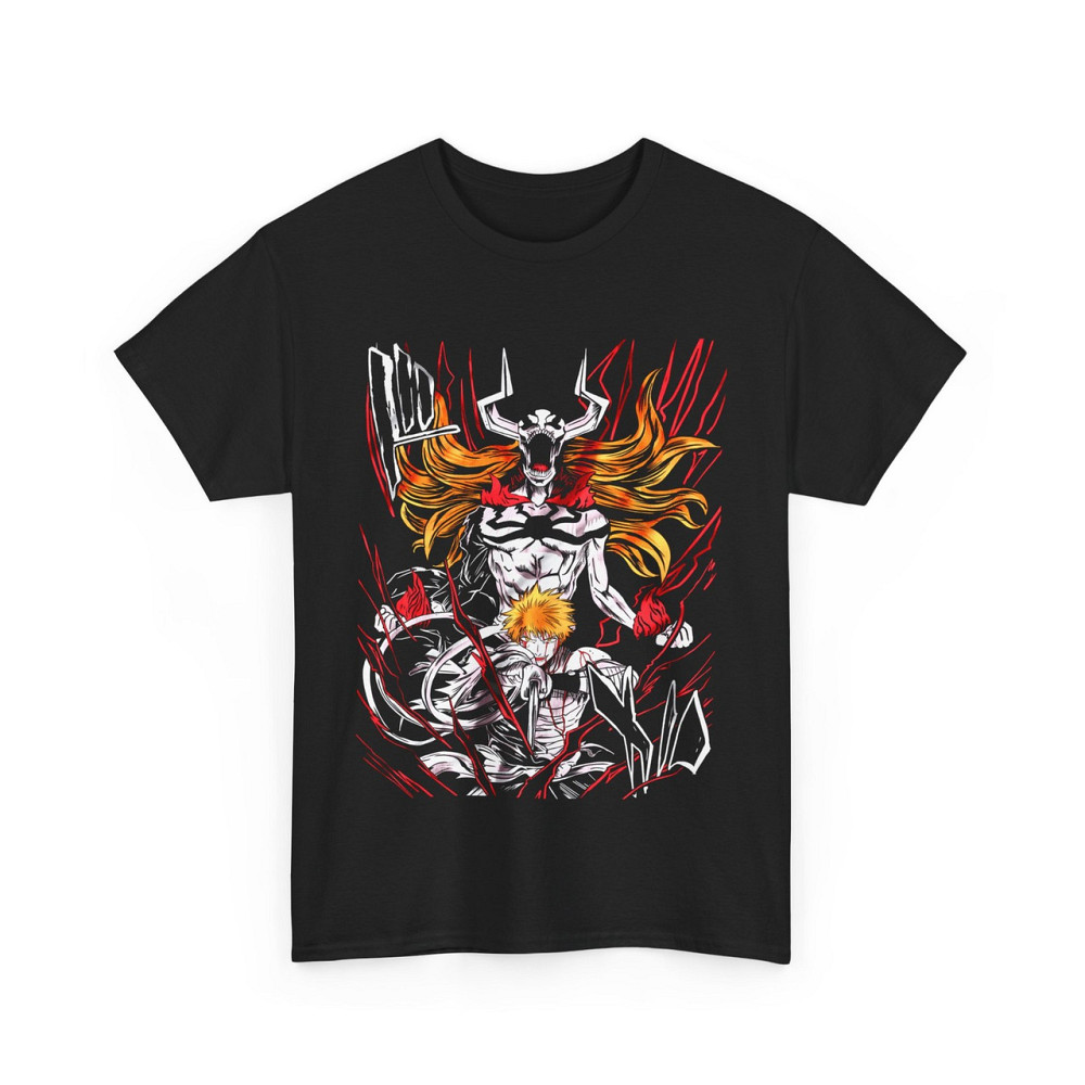 Футболка з аніме принтом Бліч оверсайз (S/M/L) Чорний AnimeJ0455 Дніпро - фото 4